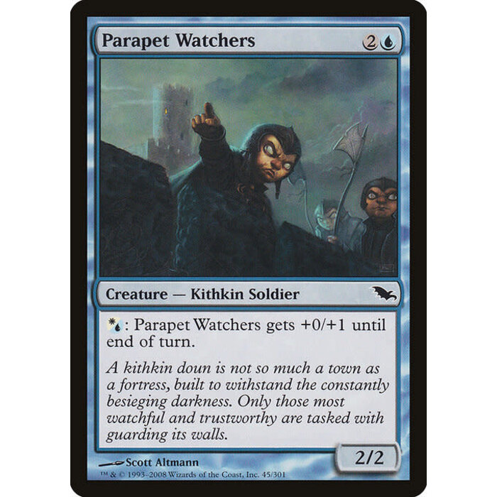 Magic: The Gathering Parapet Watchers (045) Moderately Played