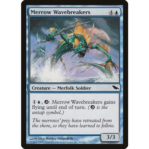 Magic: The Gathering Merrow Wavebreakers (044) Moderately Played