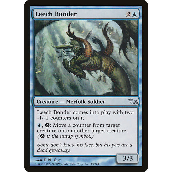 Magic: The Gathering Leech Bonder (043) Moderately Played