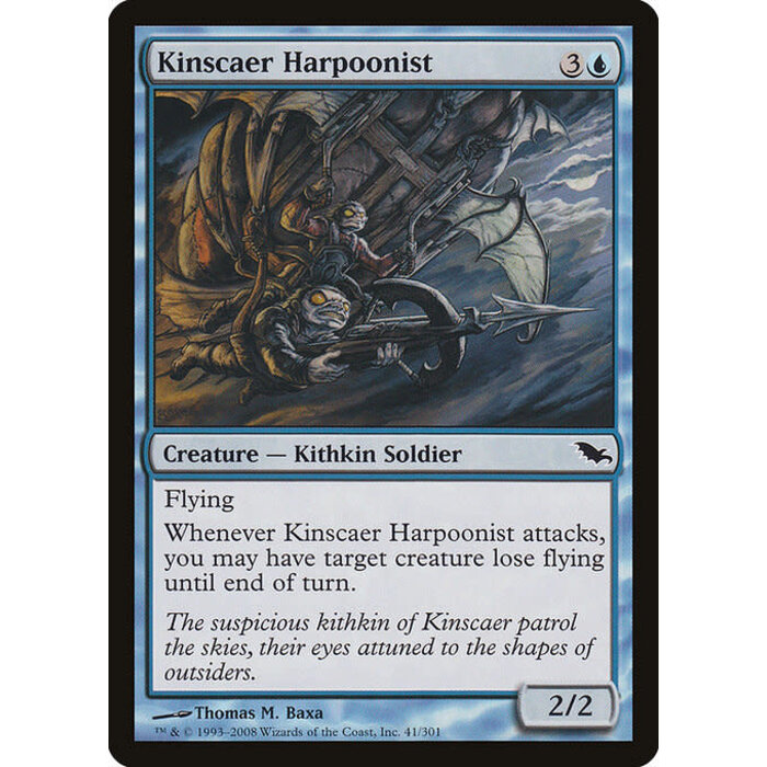 Magic: The Gathering Kinscaer Harpoonist (041) Moderately Played