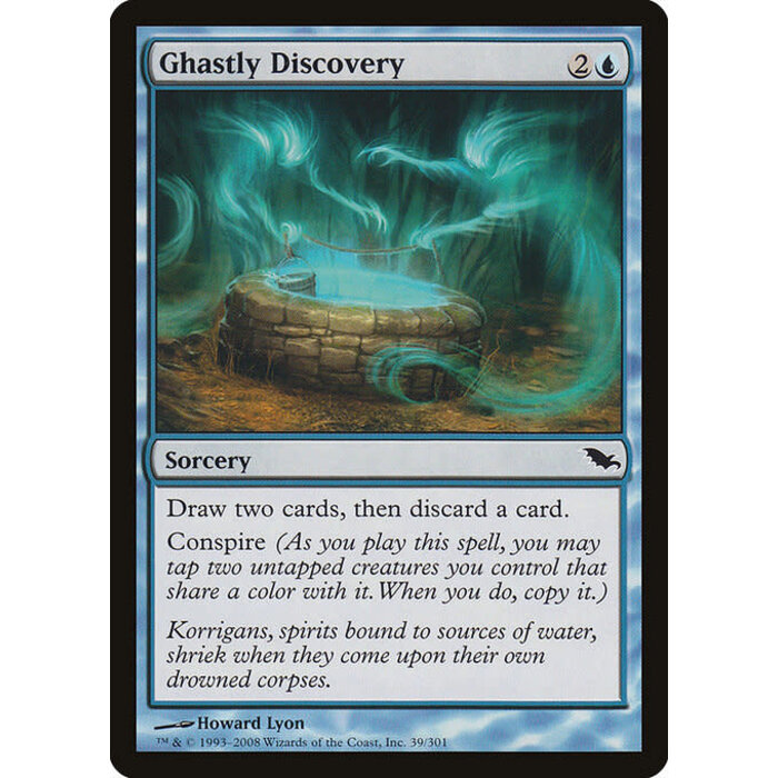 Magic: The Gathering Ghastly Discovery (039) Moderately Played