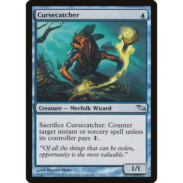 Magic: The Gathering Cursecatcher (034) Lightly Played