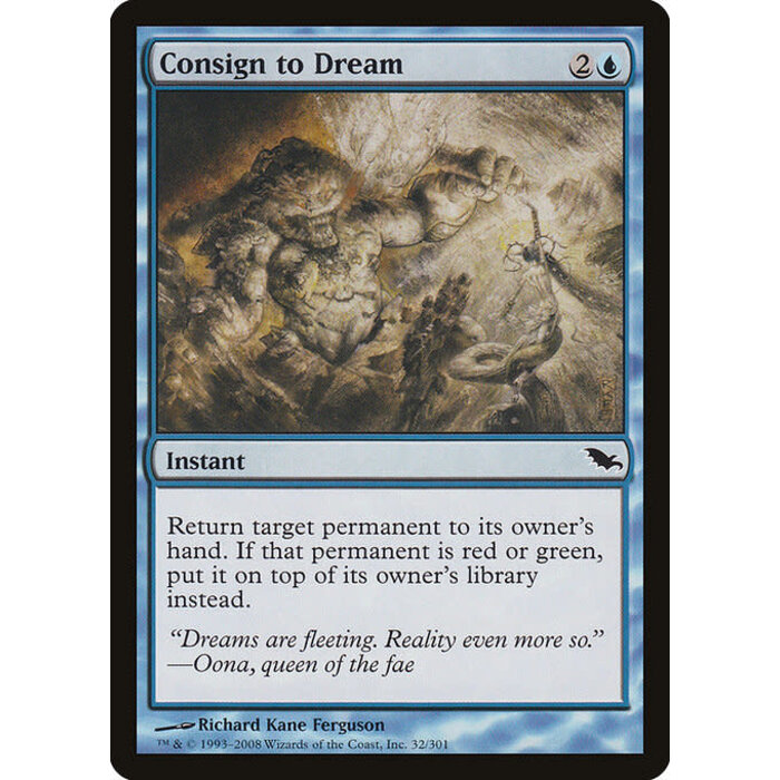 Magic: The Gathering Consign to Dream (032) Moderately Played