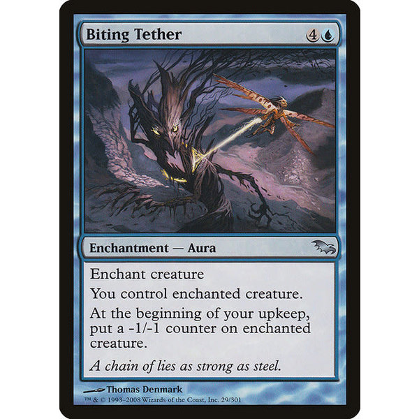 Magic: The Gathering Biting Tether (029) Moderately Played