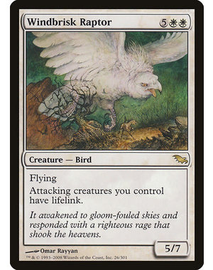 Magic: The Gathering Windbrisk Raptor (026) Moderately Played