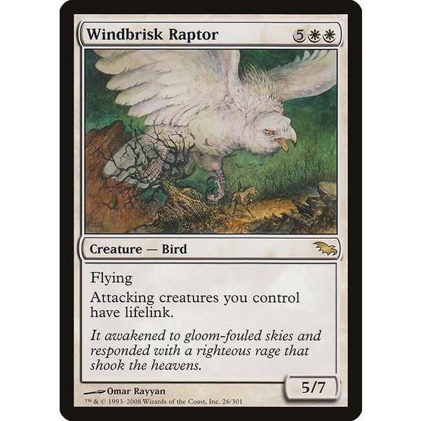 Magic: The Gathering Windbrisk Raptor (026) Moderately Played