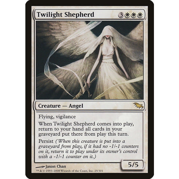 Magic: The Gathering Twilight Shepherd (025) Moderately Played