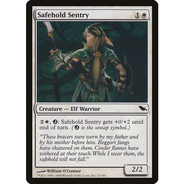 Magic: The Gathering Safehold Sentry (022) Moderately Played