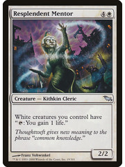 Magic: The Gathering Resplendent Mentor (019) Moderately Played