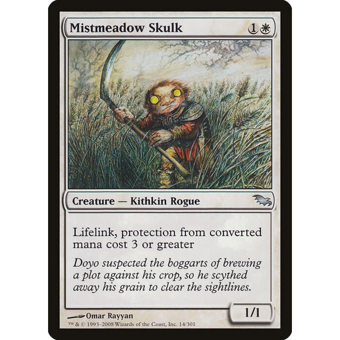 Magic: The Gathering Mistmeadow Skulk (014) Moderately Played
