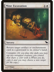 Magic: The Gathering Mine Excavation (013) Moderately Played