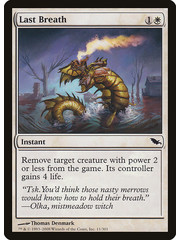 Magic: The Gathering Last Breath (011) Moderately Played