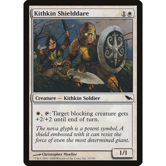 Magic: The Gathering Kithkin Shielddare (010) Moderately Played