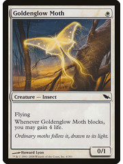 Magic: The Gathering Goldenglow Moth (006) Moderately Played