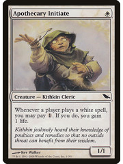 Magic: The Gathering Apothecary Initiate (001) Moderately Played