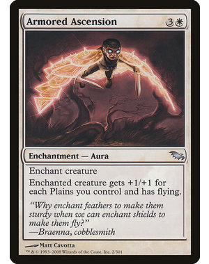 Magic: The Gathering Armored Ascension (002) Moderately Played