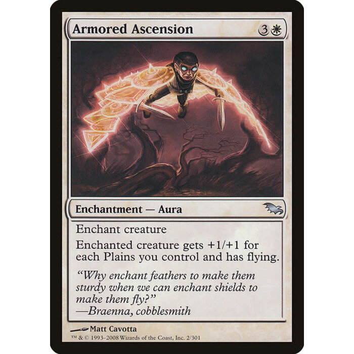 Magic: The Gathering Armored Ascension (002) Moderately Played