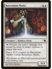 Magic: The Gathering Barrenton Medic (004) Moderately Played
