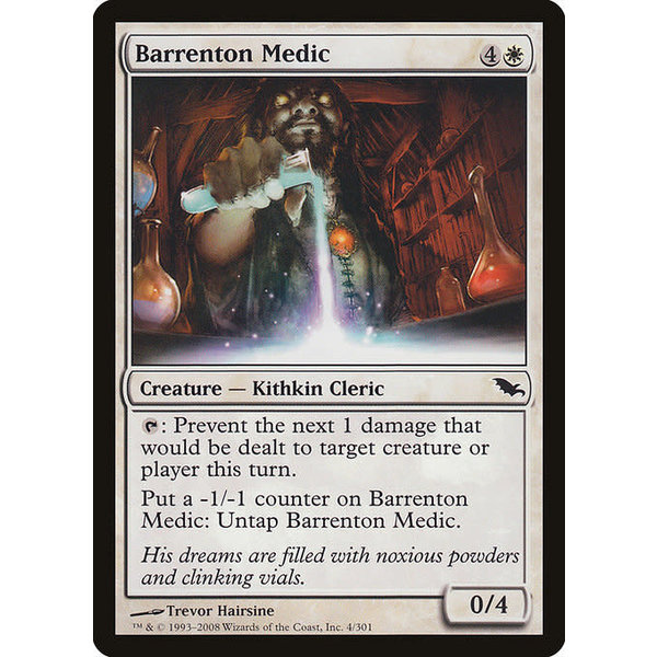 Magic: The Gathering Barrenton Medic (004) Moderately Played