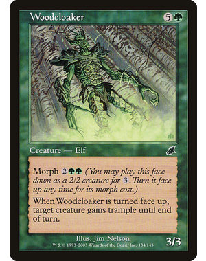Magic: The Gathering Woodcloaker (134) Lightly Played