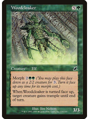 Magic: The Gathering Woodcloaker (134) Moderately Played