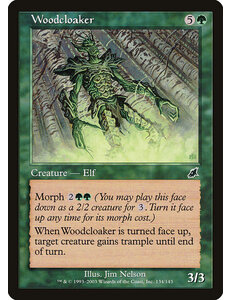 Magic: The Gathering Woodcloaker (134) Moderately Played