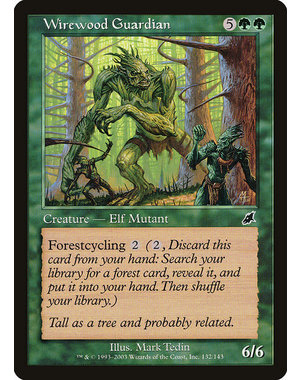 Magic: The Gathering Wirewood Guardian (132) Lightly Played