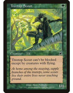 Magic: The Gathering Treetop Scout (130) Lightly Played