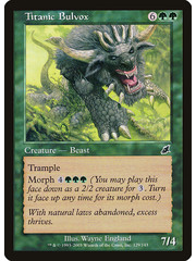 Magic: The Gathering Titanic Bulvox (129) Heavily Played