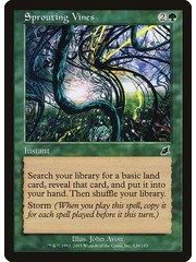 Magic: The Gathering Sprouting Vines (128) Lightly Played