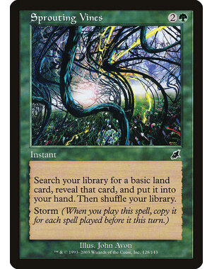 Magic: The Gathering Sprouting Vines (128) Lightly Played