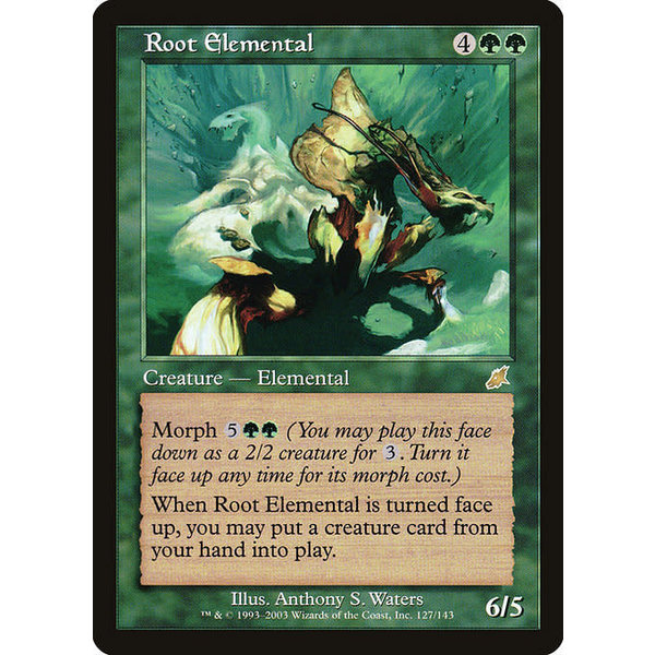 Magic: The Gathering Root Elemental (127) Moderately Played