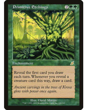 Magic: The Gathering Primitive Etchings (126) Heavily Played