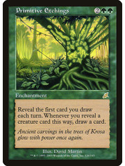 Magic: The Gathering Primitive Etchings (126) Moderately Played