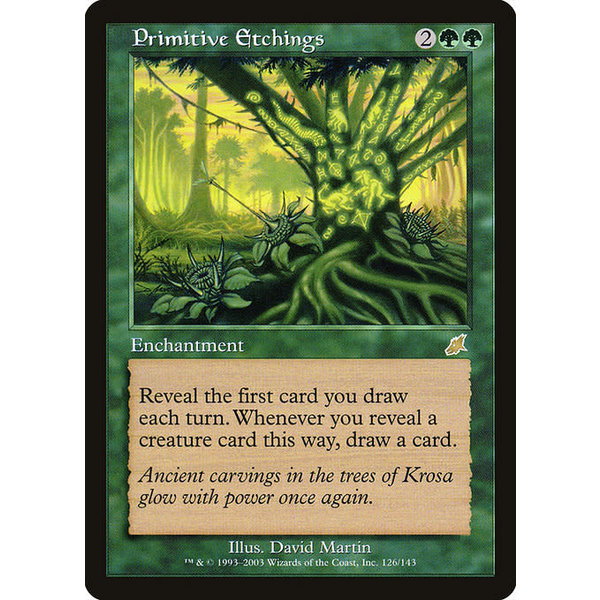 Magic: The Gathering Primitive Etchings (126) Moderately Played
