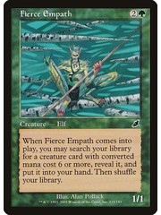 Magic: The Gathering Fierce Empath (119) Moderately Played