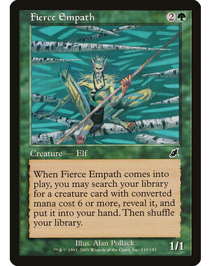 Magic: The Gathering Fierce Empath (119) Moderately Played