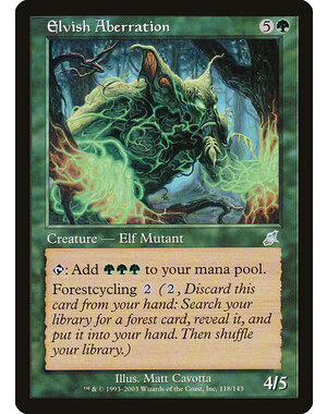 Magic: The Gathering Elvish Aberration (118) Lightly Played