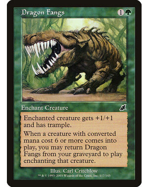 Magic: The Gathering Dragon Fangs (117) Lightly Played