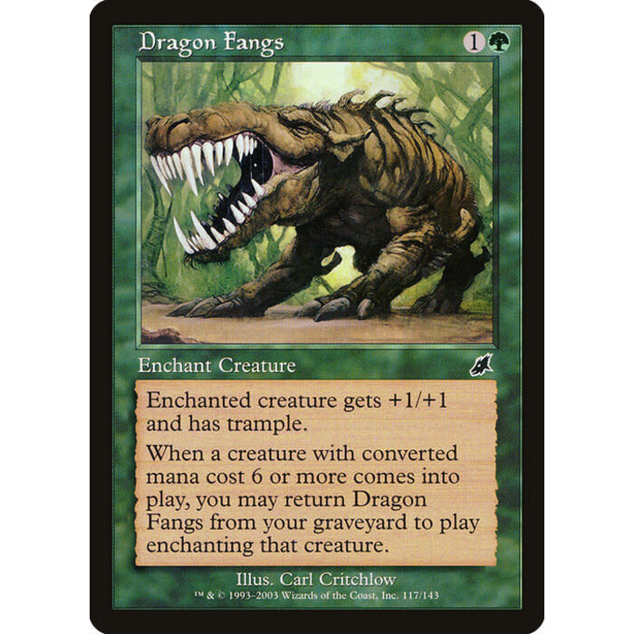 Magic: The Gathering Dragon Fangs (117) Lightly Played