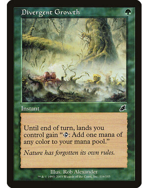 Magic: The Gathering Divergent Growth (116) Lightly Played