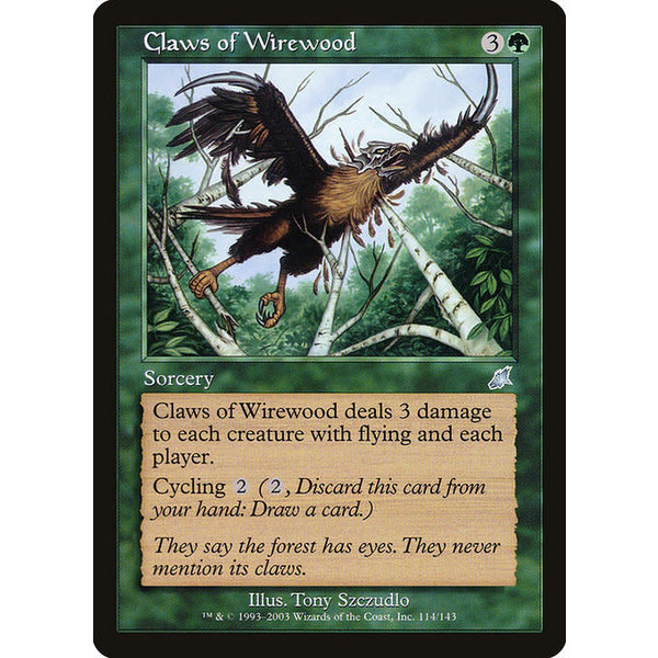 Magic: The Gathering Claws of Wirewood (114) Moderately Played