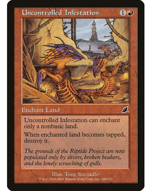 Magic: The Gathering Uncontrolled Infestation (108) Lightly Played