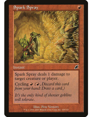 Magic: The Gathering Spark Spray (105) Lightly Played