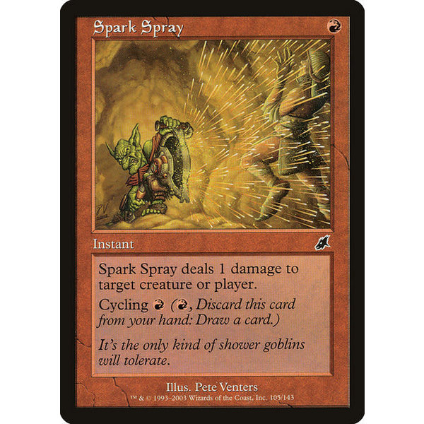 Magic: The Gathering Spark Spray (105) Lightly Played