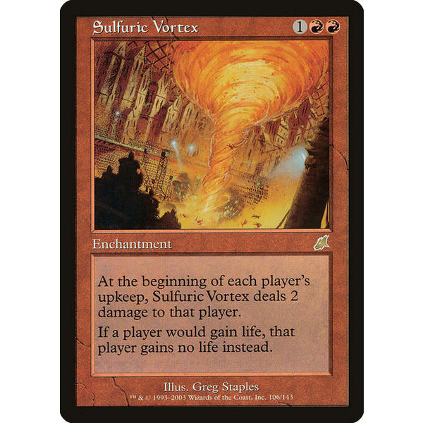 Magic: The Gathering Sulfuric Vortex (106) Lightly Played