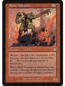 Magic: The Gathering Skirk Volcanist (104) Lightly Played