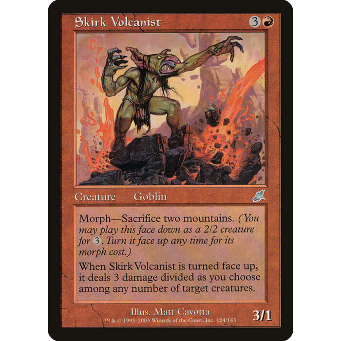 Magic: The Gathering Skirk Volcanist (104) Lightly Played