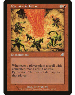 Magic: The Gathering Pyrostatic Pillar (100) Moderately Played