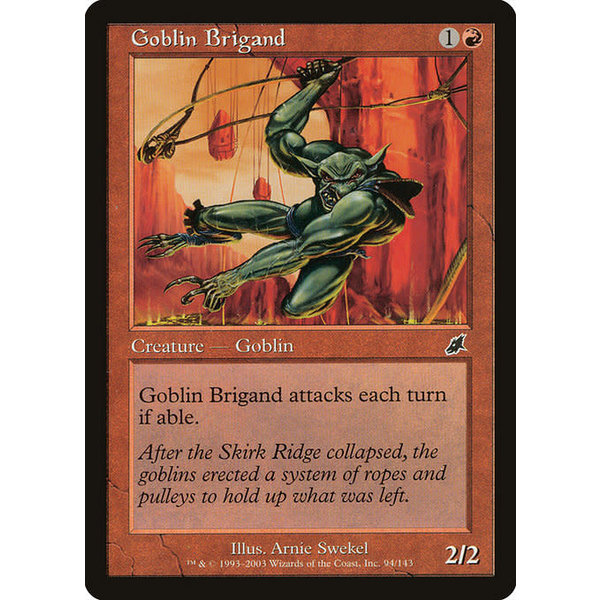 Magic: The Gathering Goblin Brigand (094) Heavily Played